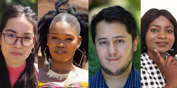 Chia-yu Chen (School of Molecular & Cell Biology), Anza Thiba (Clinical Medicine), Jorge da Rocha (School of Pathology) and Mwansa Lubeya (School of Public Health)